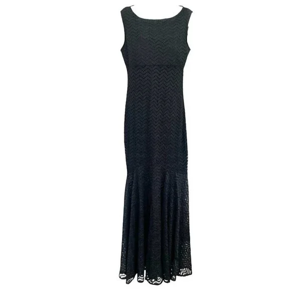 Jump Apparel 13/14 Sleeveless Maxi Formal Mermaid Dress Empire Waist Open Back - Picture 2 of 14